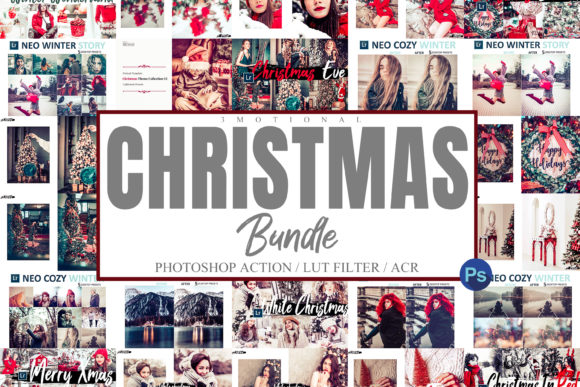 Bundle 55 Photoshop Actions, ACR, LUT for Brand Designers