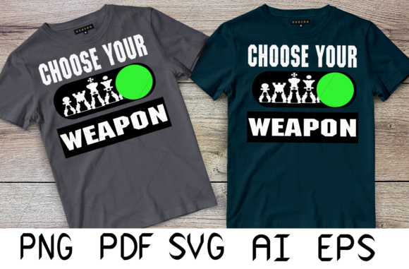 Choose Your Weapon Chess for Crafts