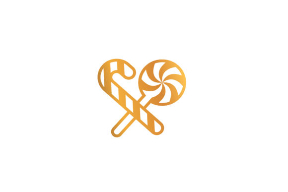 Christmas Candies Icon Asset Vector for Branding and Packaging