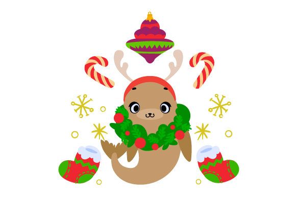 Festive Seal: A Christmas Graphic Design Asset for Content Publishers