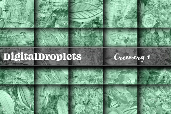 Greenery Collection 1 12x12 Papers