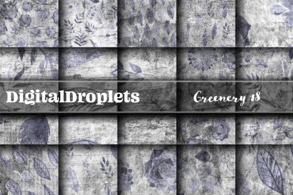 Greenery Collection 12x12 Backgrounds