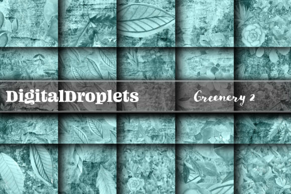 Greenery Collection 2 12x12 Papers Backgrounds