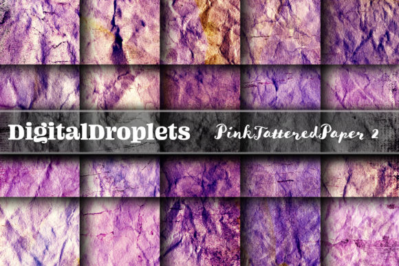 Pink Tattered 2 20 12x12 Backgrounds