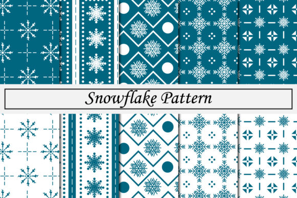 Snowflake Pattern for Branding and Marketing