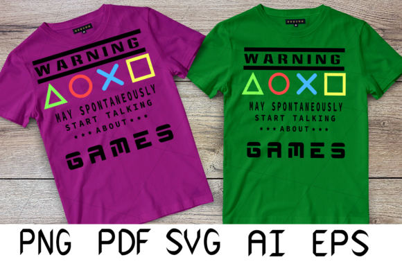 Warning Games Crafts Graphic Design Asset
